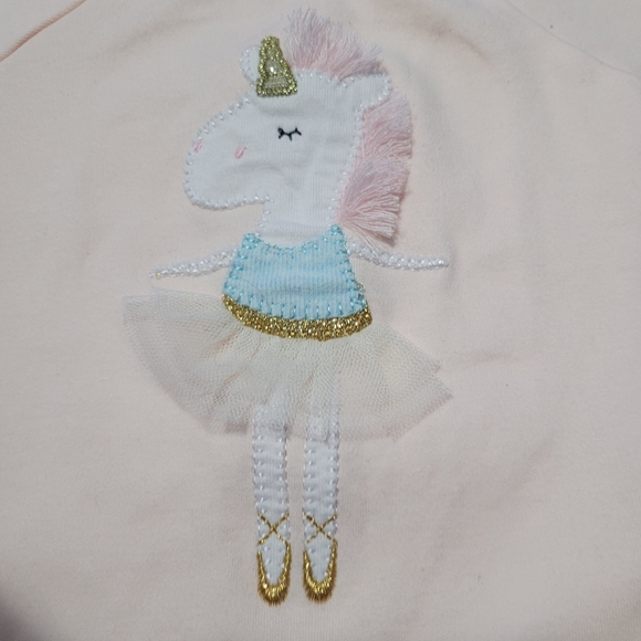 Mud Pie  Baby Girl   9-12 mo. 2-piece set   Pink & Gray - Picture 3 of 16